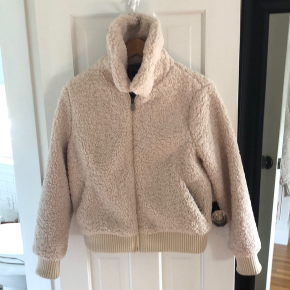banana republic teddy coat